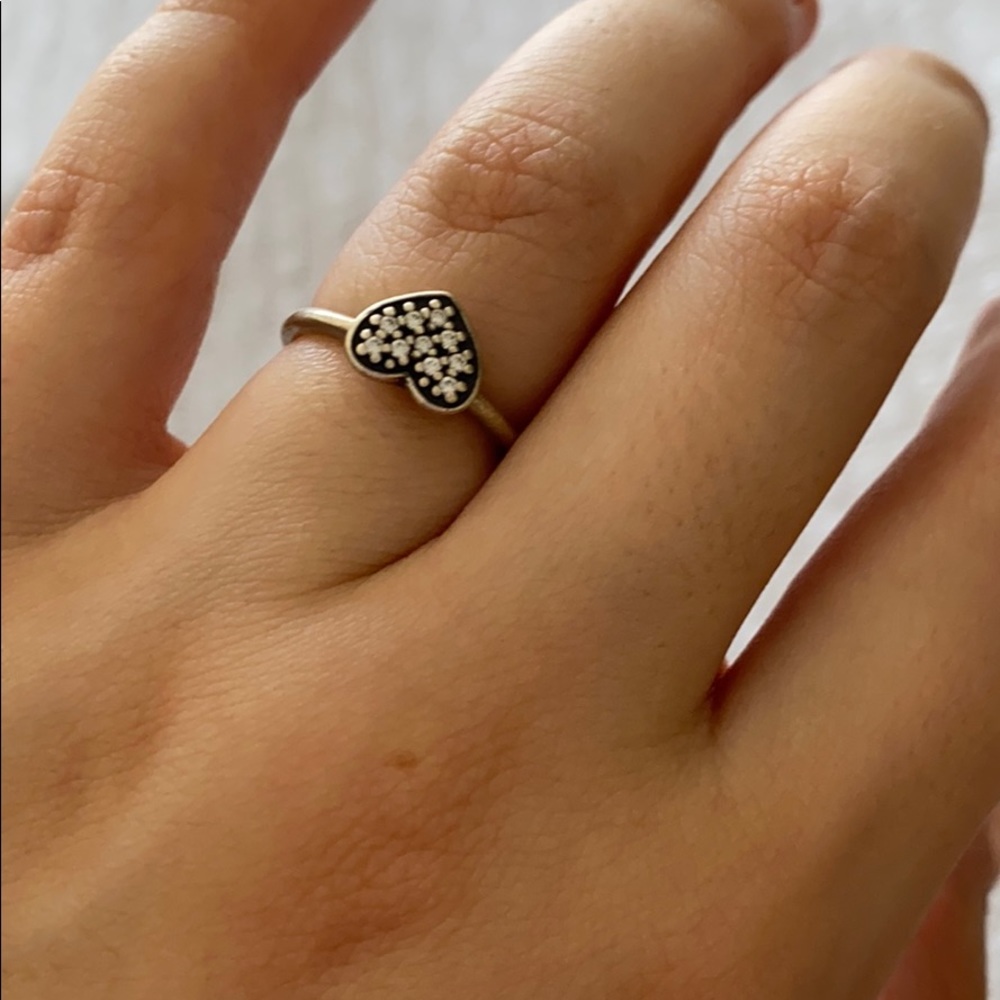 Pandora Rings of Pav Heart Ring